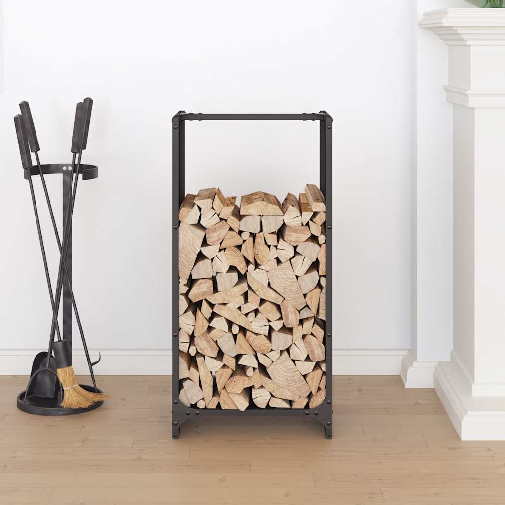 Brandhoutrek 40x30x80 cm koudgewalst staal zwart is nu te koop bij PeponiXL, paradijselijk wonen!