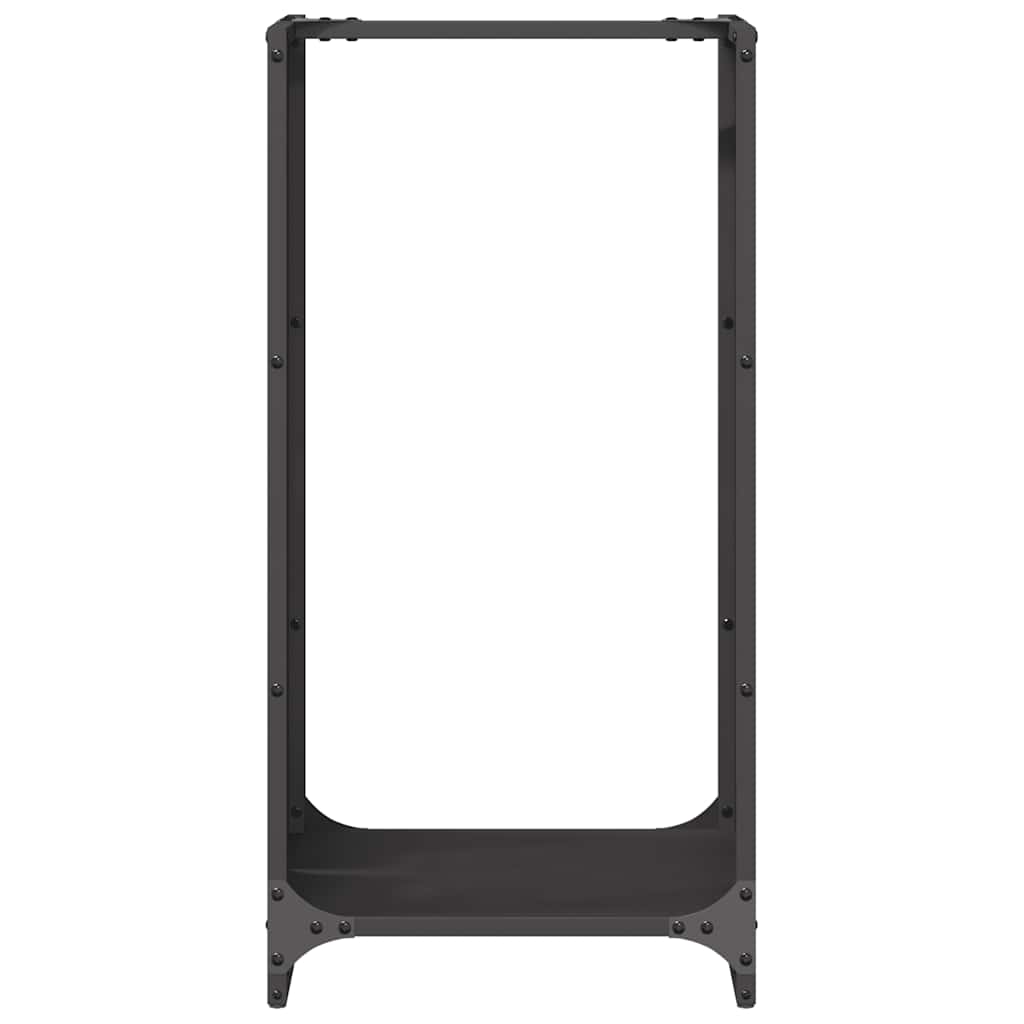 Brandhoutrek 40x30x80 cm koudgewalst staal zwart is nu te koop bij PeponiXL, paradijselijk wonen!