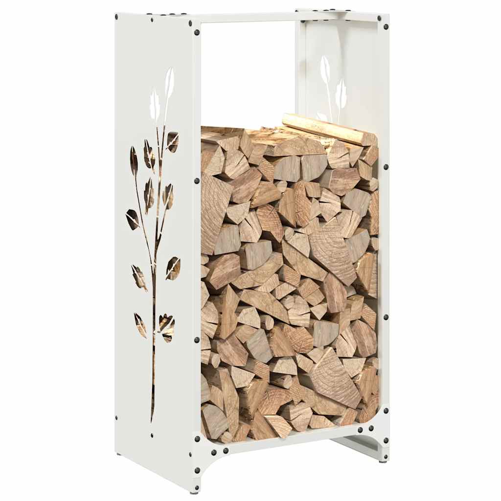 Brandhoutrek 40x30x80 cm koudgewalst staal wit is nu te koop bij PeponiXL, paradijselijk wonen!