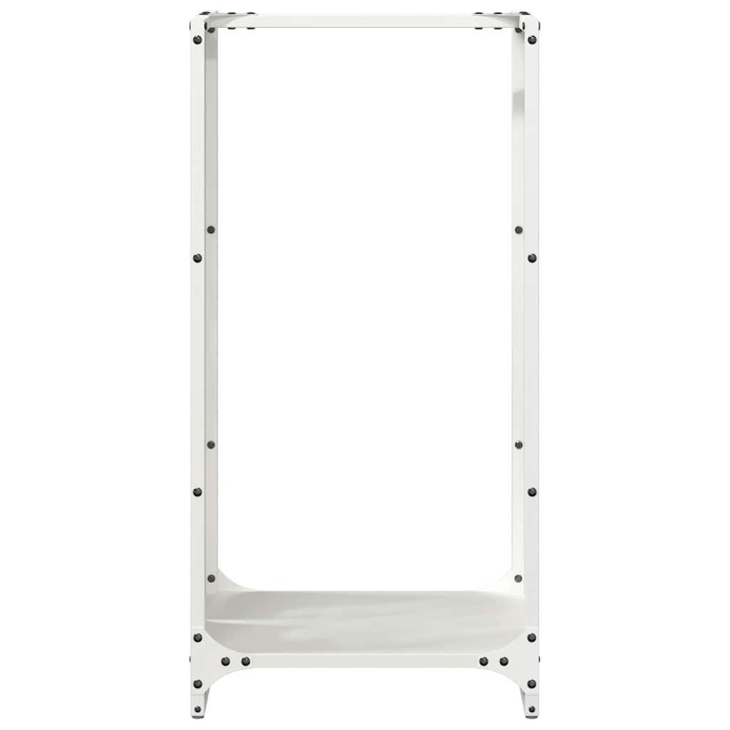 Brandhoutrek 40x30x80 cm koudgewalst staal wit is nu te koop bij PeponiXL, paradijselijk wonen!
