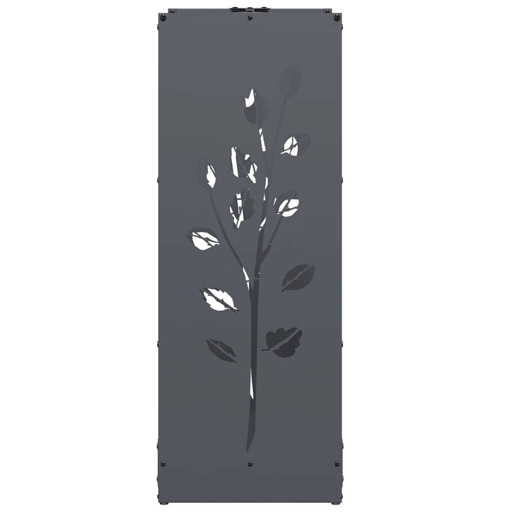 Brandhoutrek 40x30x80 cm koudgewalst staal antraciet is nu te koop bij PeponiXL, paradijselijk wonen!