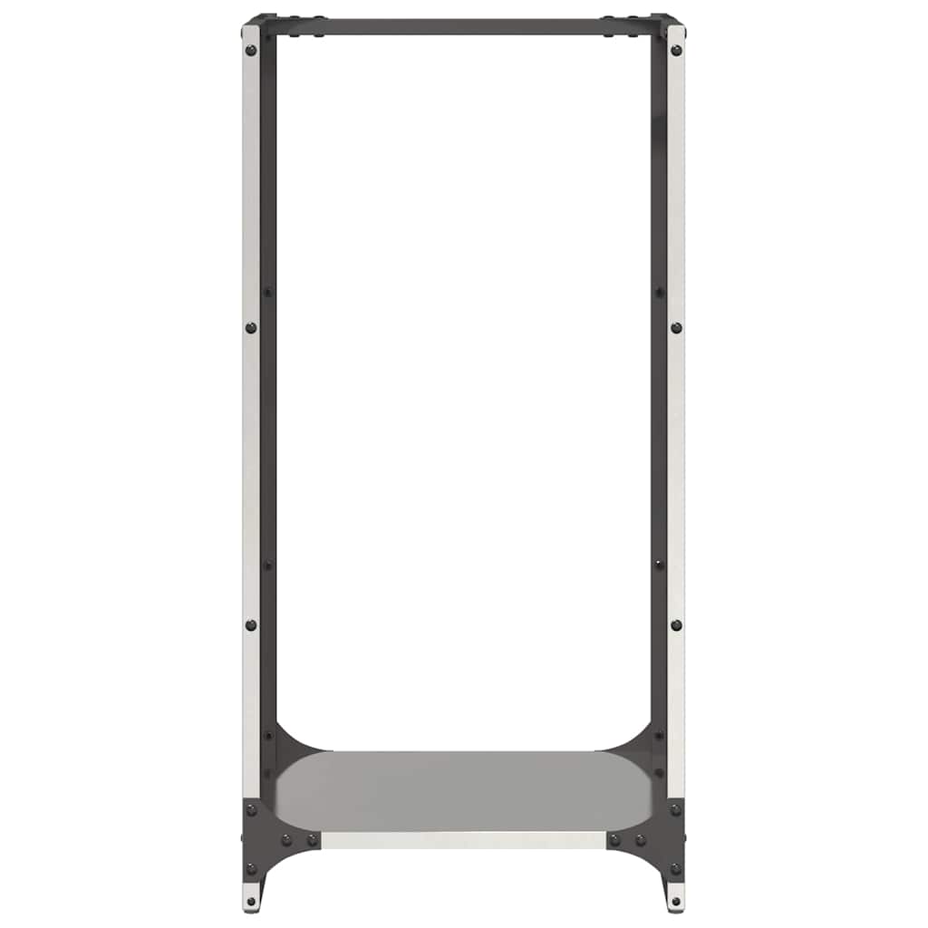 Brandhoutrek 40x30x80 cm roestvrij staal is nu te koop bij PeponiXL, paradijselijk wonen!