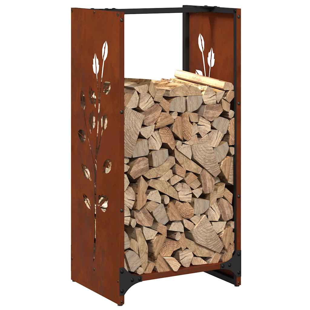 Brandhoutrek 40x30x80 cm weervast staal is nu te koop bij PeponiXL, paradijselijk wonen!
