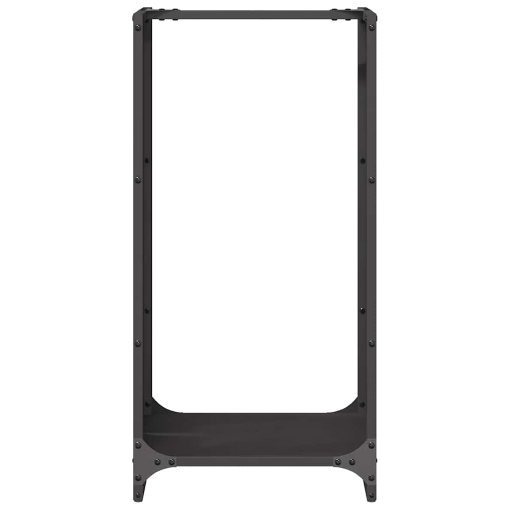 Brandhoutrek 40x30x80 cm koudgewalst staal zwart is nu te koop bij PeponiXL, paradijselijk wonen!