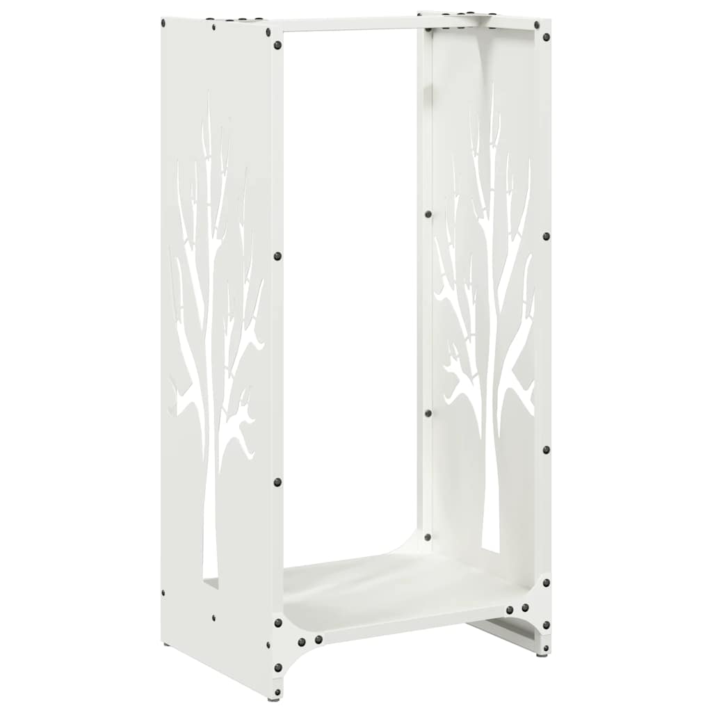 Brandhoutrek 40x30x80 cm koudgewalst staal wit is nu te koop bij PeponiXL, paradijselijk wonen!