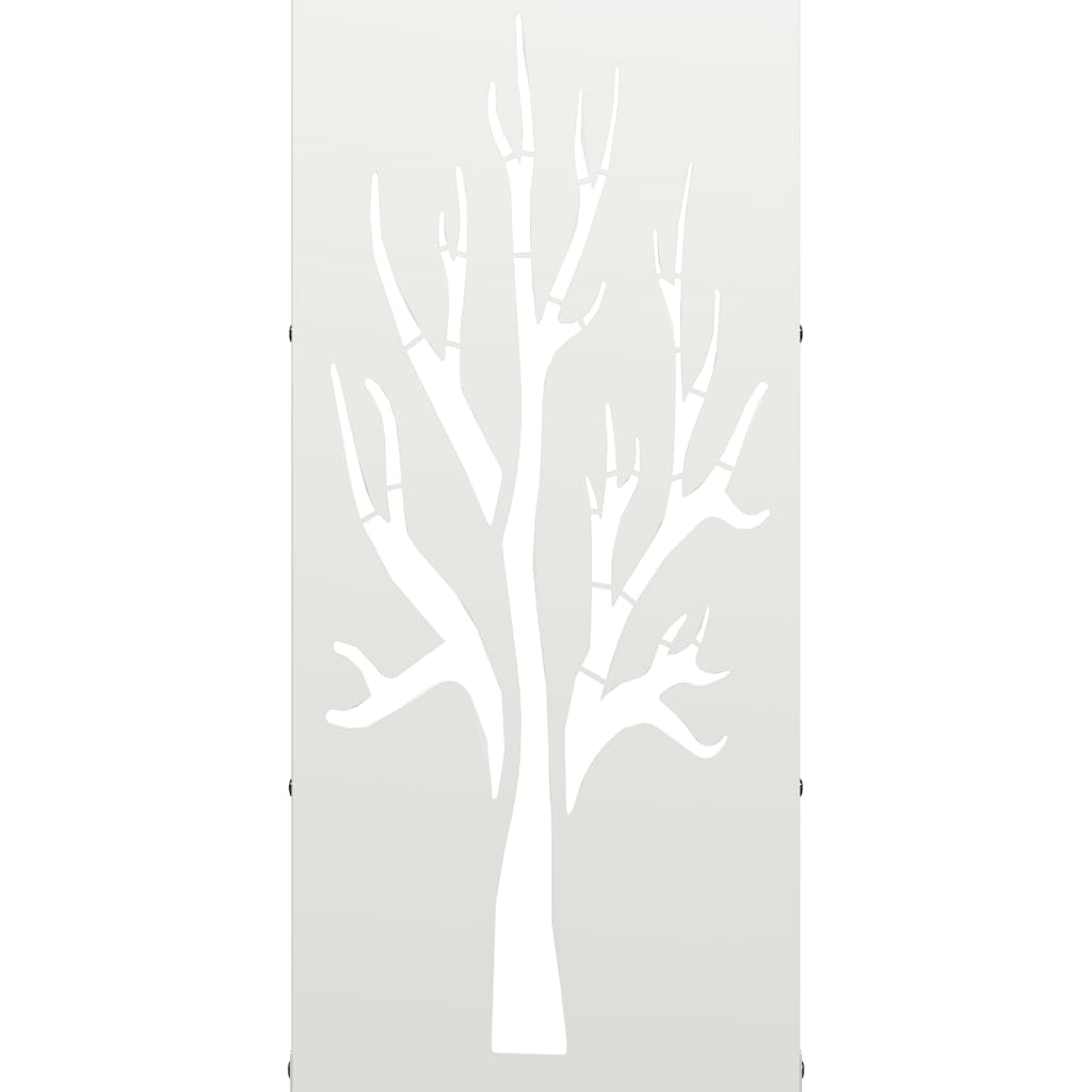 Brandhoutrek 40x30x80 cm koudgewalst staal wit is nu te koop bij PeponiXL, paradijselijk wonen!