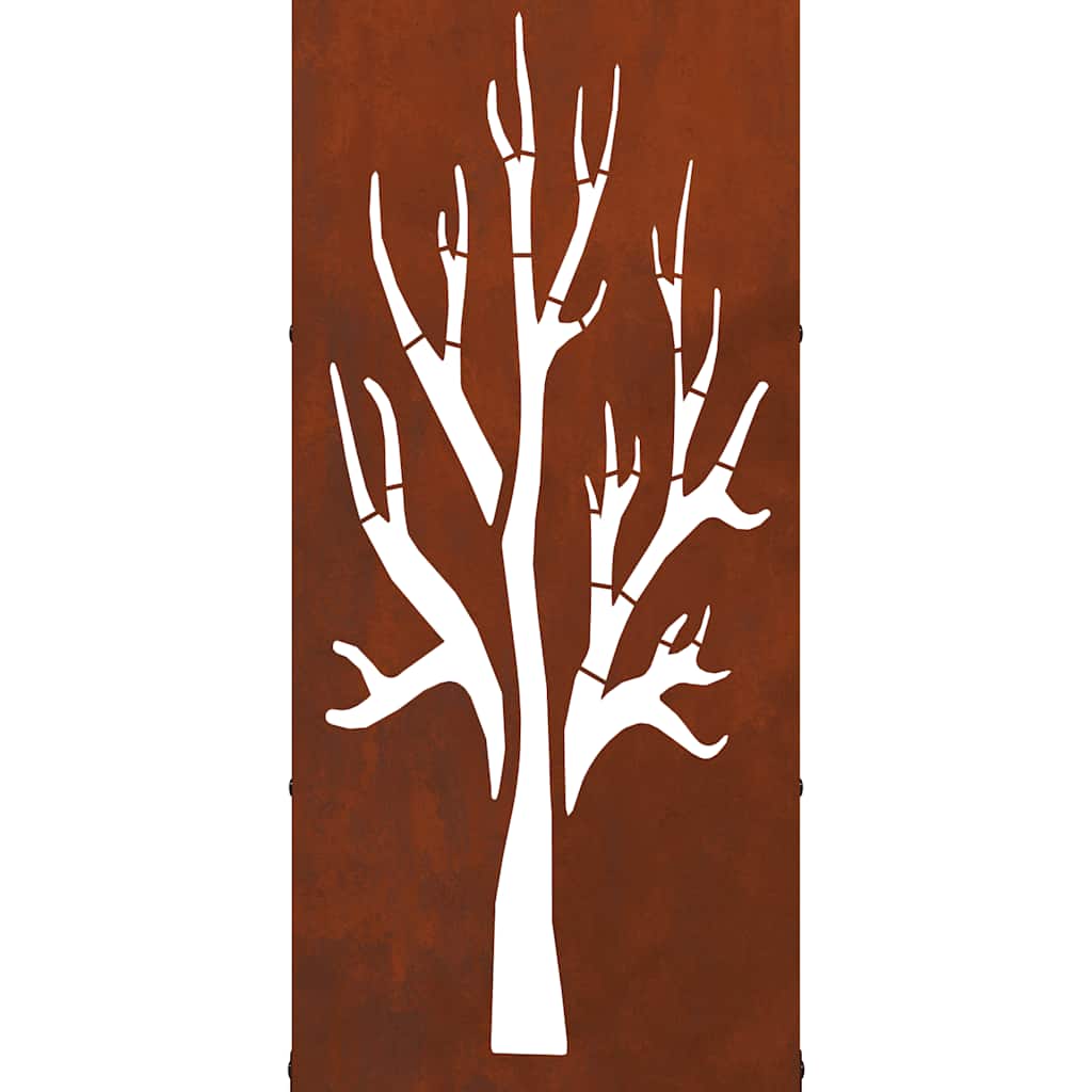 Brandhoutrek 40x30x80 cm weervast staal is nu te koop bij PeponiXL, paradijselijk wonen!