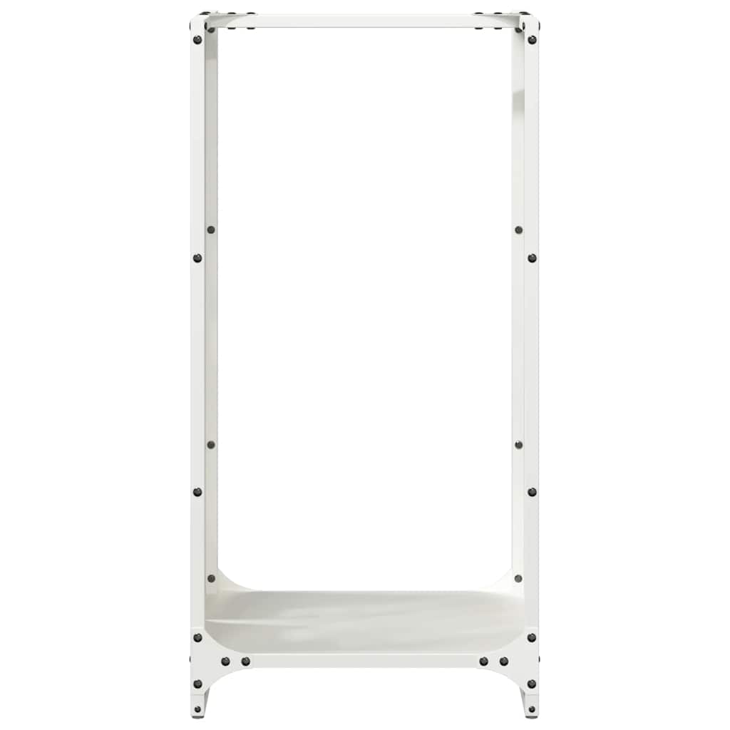 Brandhoutrek 40x30x80 cm koudgewalst staal wit is nu te koop bij PeponiXL, paradijselijk wonen!