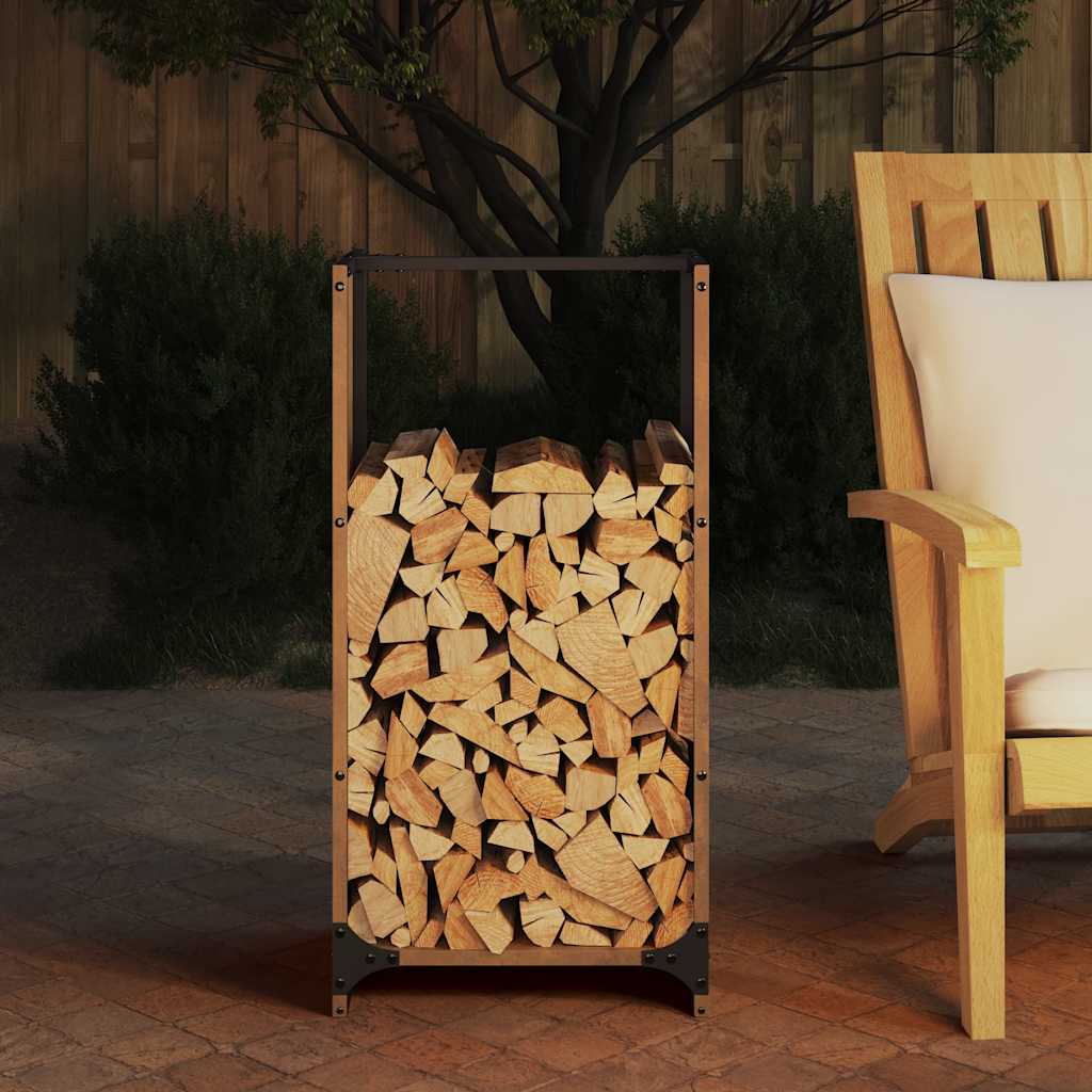 Brandhoutrek 40x30x80 cm weervast staal is nu te koop bij PeponiXL, paradijselijk wonen!