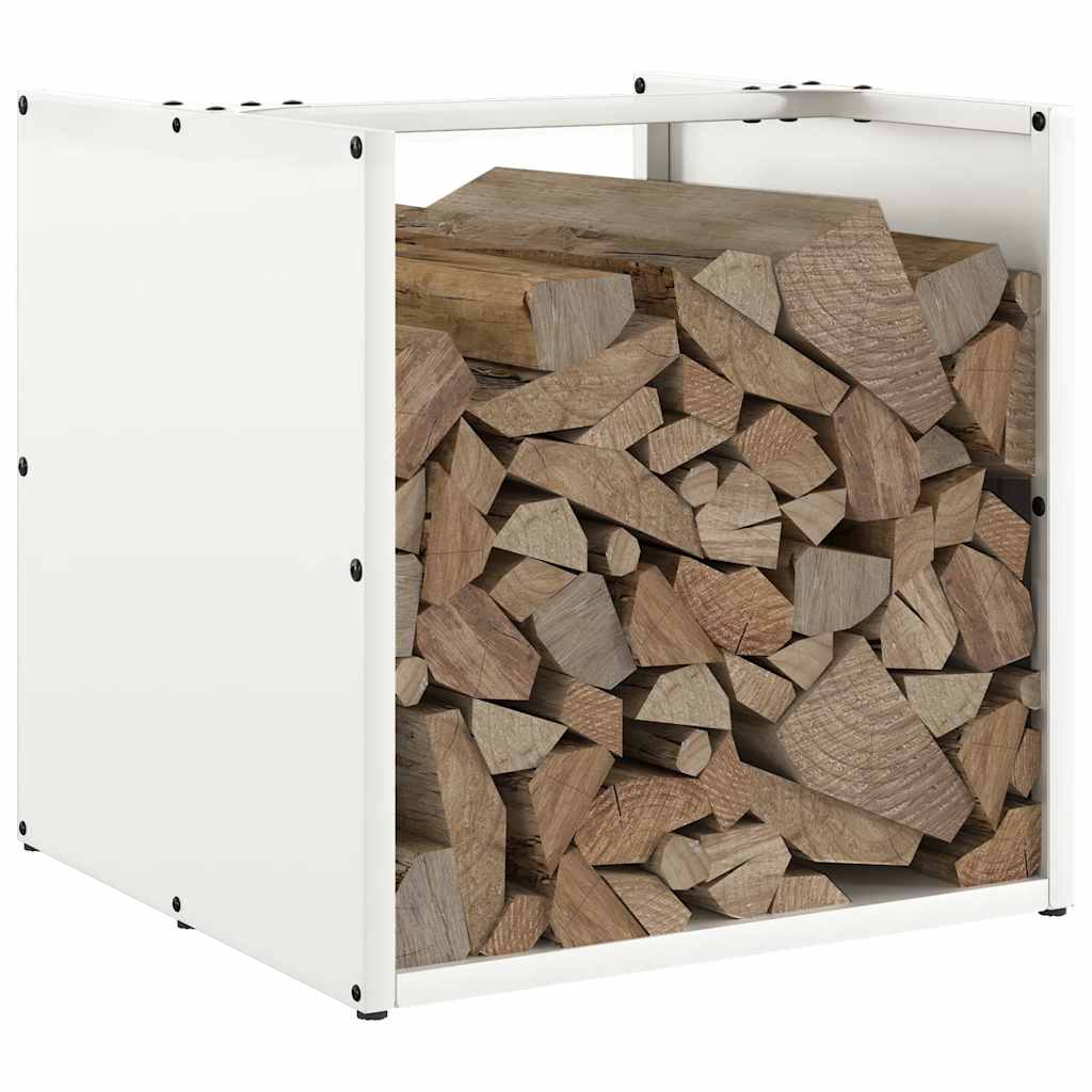 Brandhoutrek 40x40x40 cm koudgewalst staal wit is nu te koop bij PeponiXL, paradijselijk wonen!