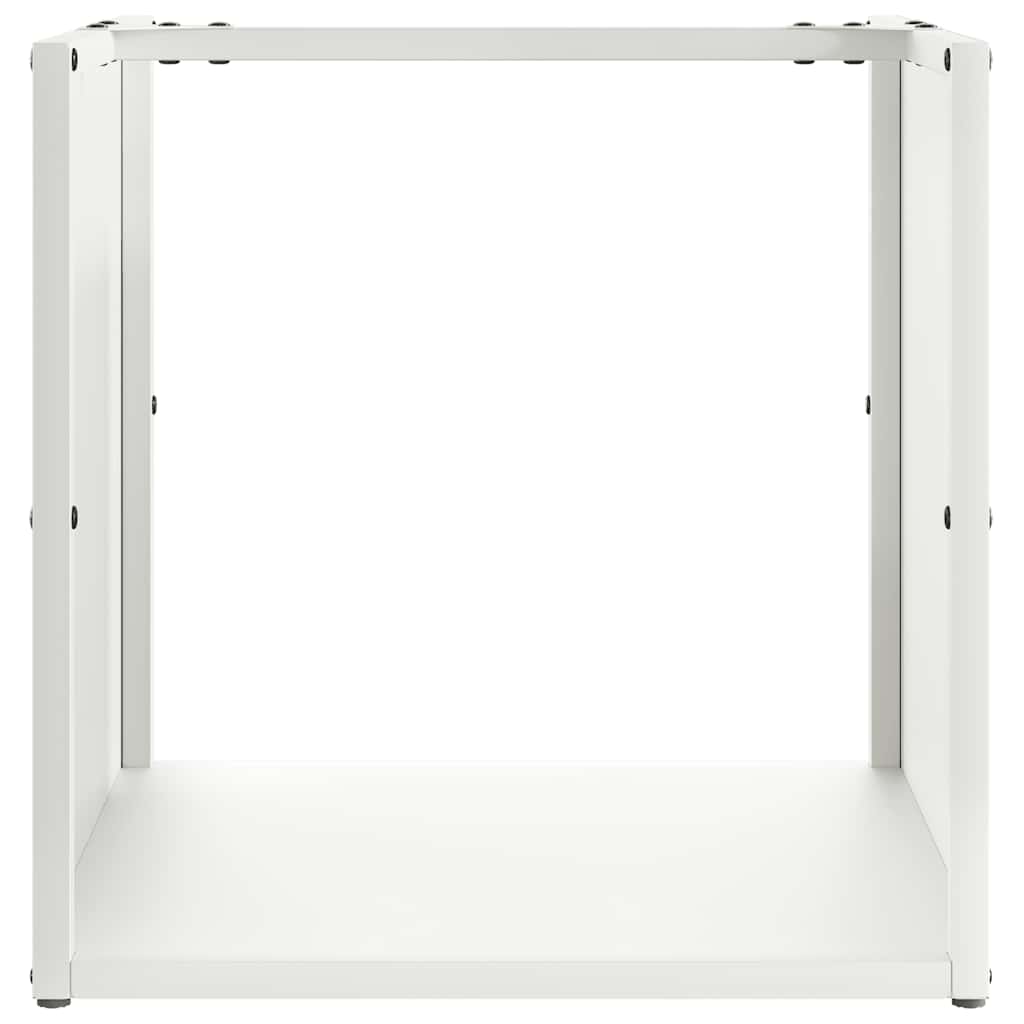Brandhoutrek 40x40x40 cm koudgewalst staal wit is nu te koop bij PeponiXL, paradijselijk wonen!