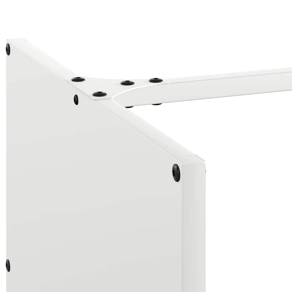 Brandhoutrek 40x40x40 cm koudgewalst staal wit is nu te koop bij PeponiXL, paradijselijk wonen!