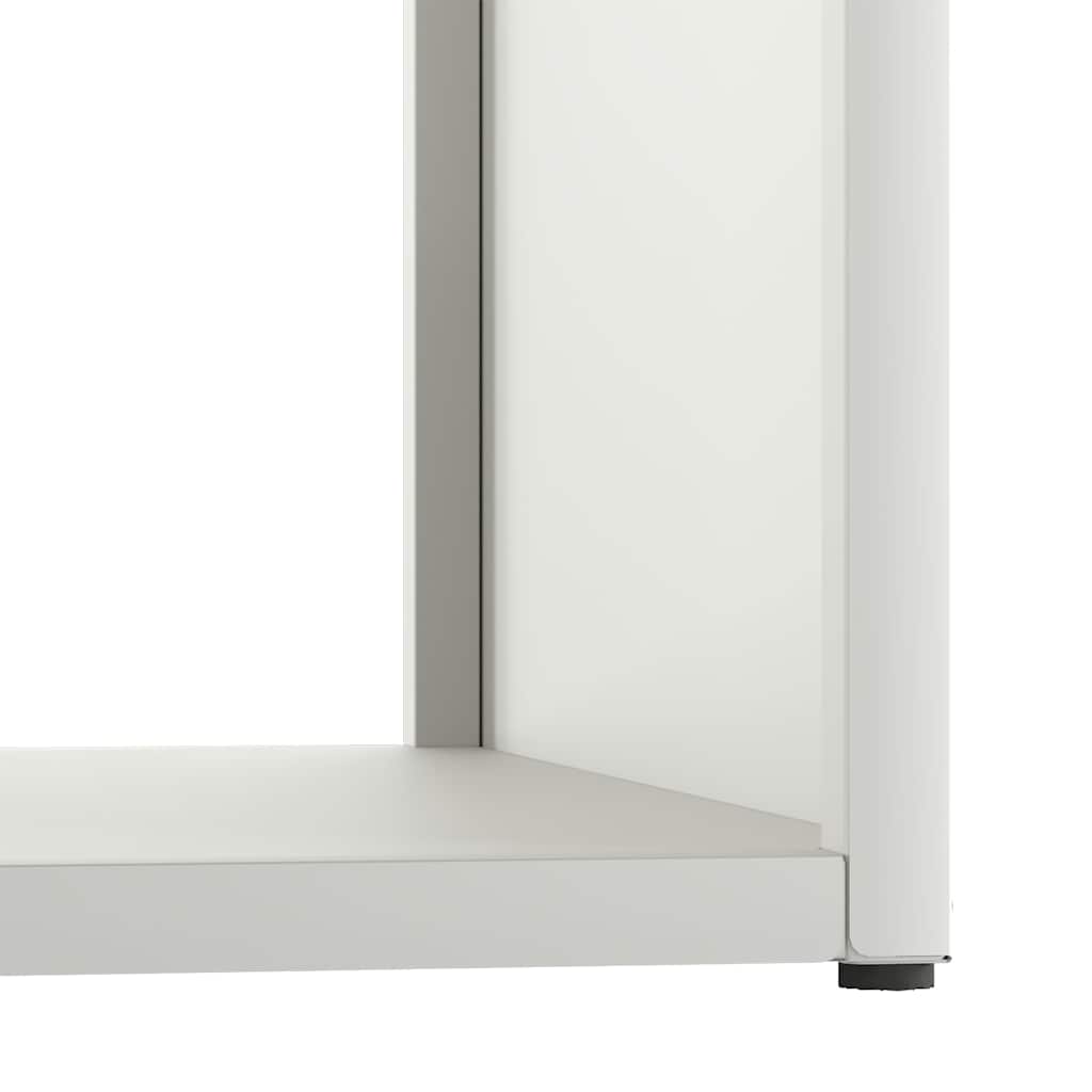 Brandhoutrek 40x40x40 cm koudgewalst staal wit is nu te koop bij PeponiXL, paradijselijk wonen!