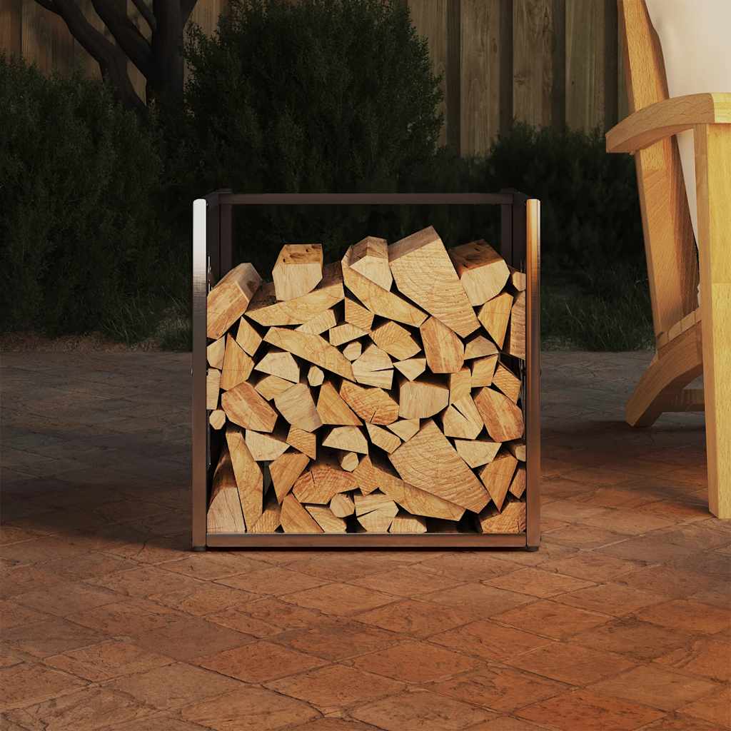 Brandhoutrek 40x40x40 cm roestvrij staal is nu te koop bij PeponiXL, paradijselijk wonen!
