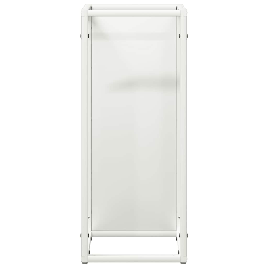 Brandhoutrek 25x25x60 cm koudgewalst staal wit is nu te koop bij PeponiXL, paradijselijk wonen!