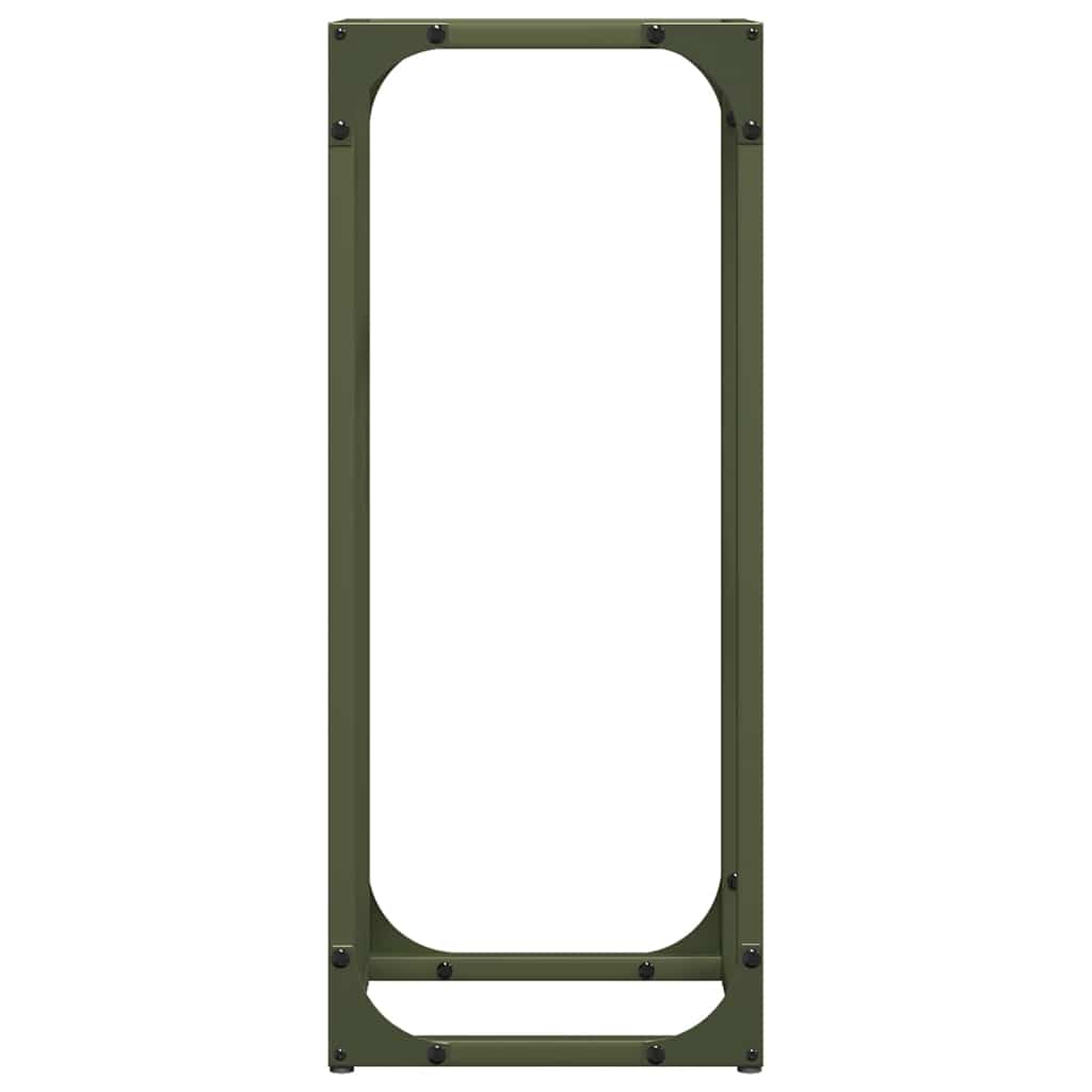 Brandhoutrek 25x25x60 cm koudgewalst staal olijfgroen is nu te koop bij PeponiXL, paradijselijk wonen!