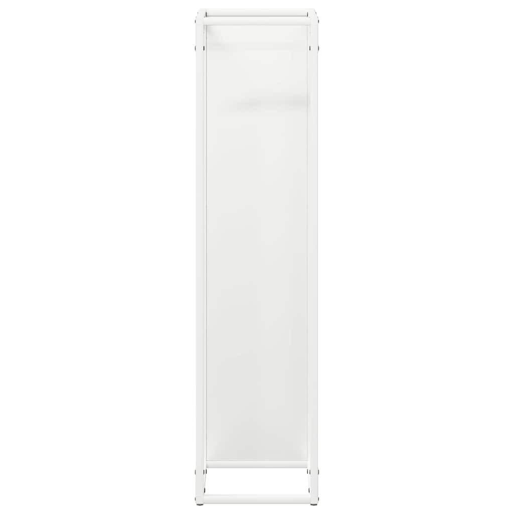 Brandhoutrek 25x25x100 cm koudgewalst staal wit is nu te koop bij PeponiXL, paradijselijk wonen!