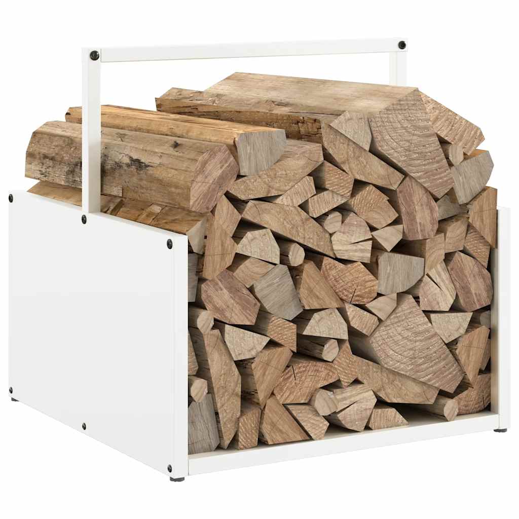 Brandhoutrek 40x40x40 cm koudgewalst staal wit is nu te koop bij PeponiXL, paradijselijk wonen!