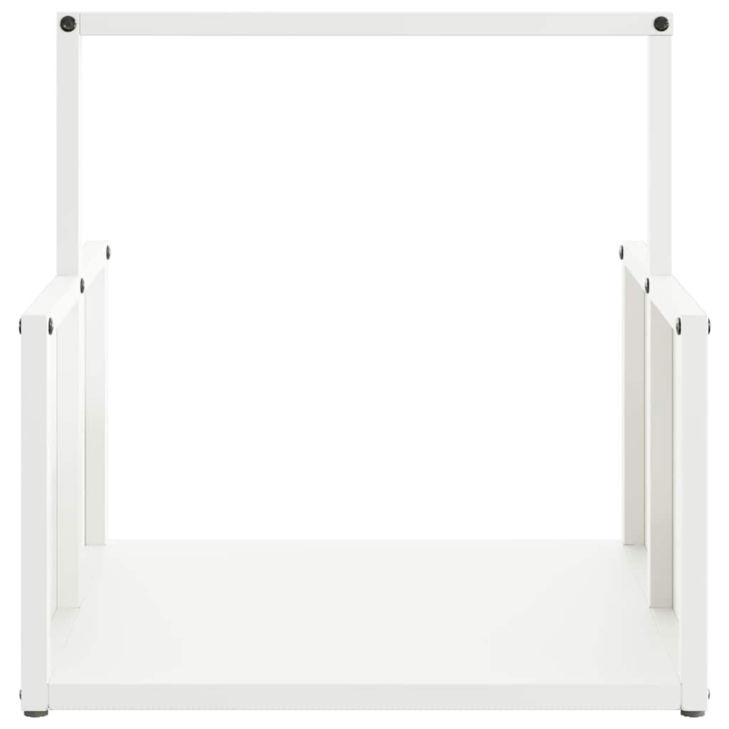Brandhoutrek 40x40x40 cm koudgewalst staal wit is nu te koop bij PeponiXL, paradijselijk wonen!