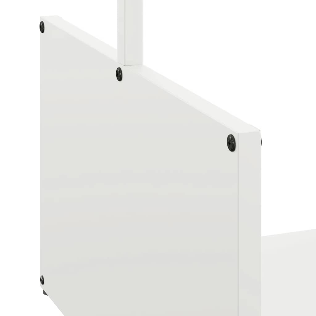 Brandhoutrek 40x40x40 cm koudgewalst staal wit is nu te koop bij PeponiXL, paradijselijk wonen!