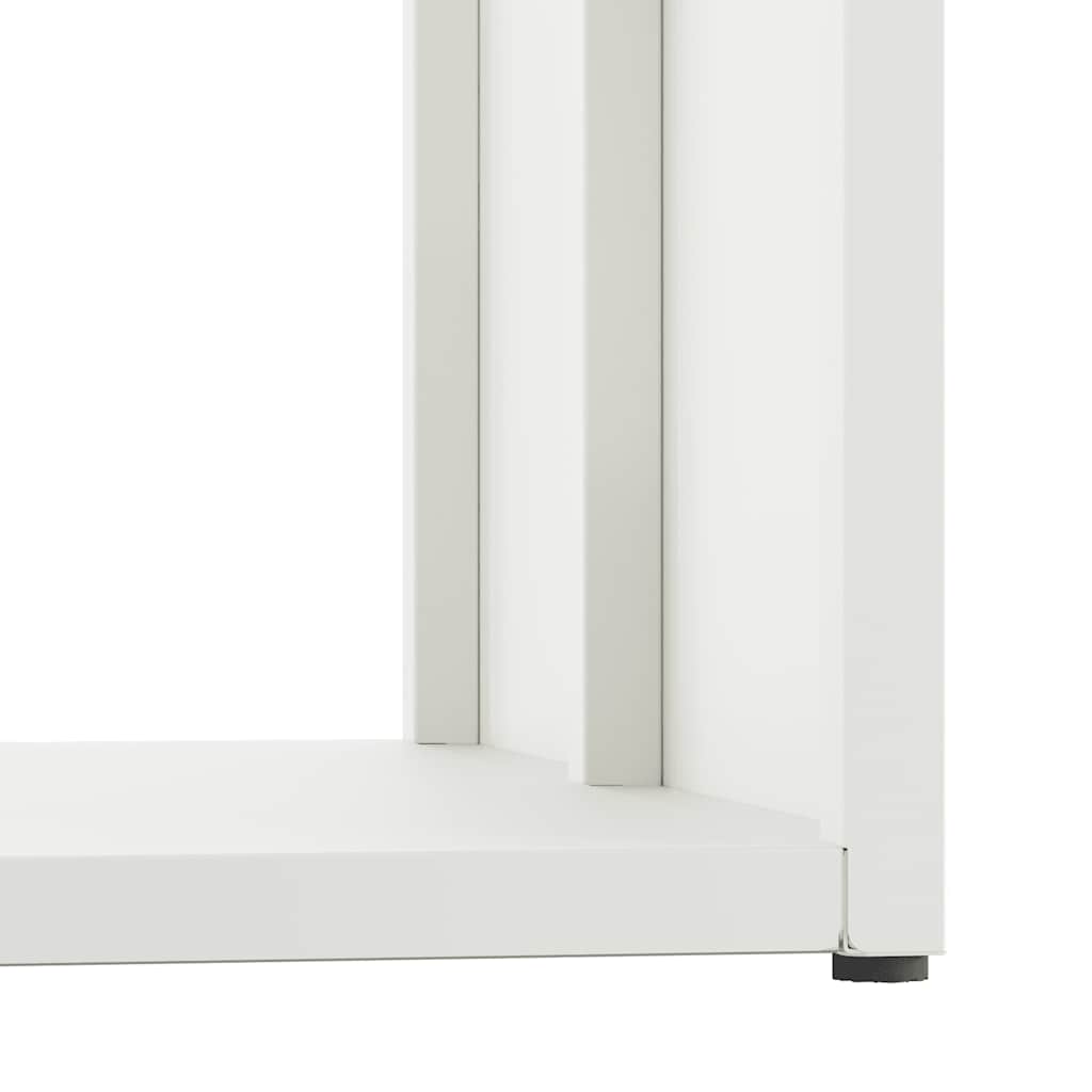 Brandhoutrek 40x40x40 cm koudgewalst staal wit is nu te koop bij PeponiXL, paradijselijk wonen!