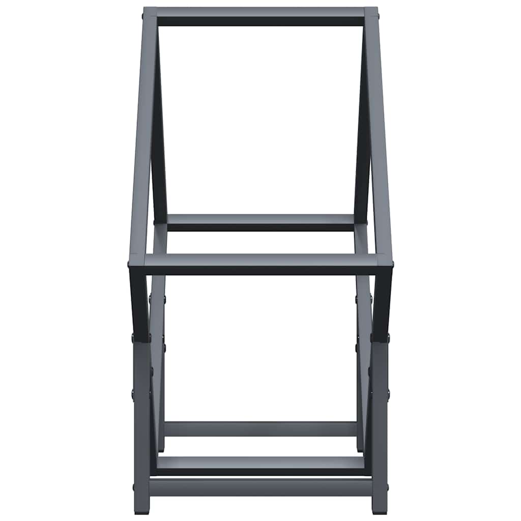 Brandhoutrek 50x25x50 cm koudgewalst staal antracietkleurig is nu te koop bij PeponiXL, paradijselijk wonen!