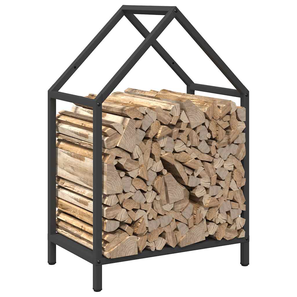 Brandhoutrek 40x25x60 cm koudgewalst staal zwart is nu te koop bij PeponiXL, paradijselijk wonen!