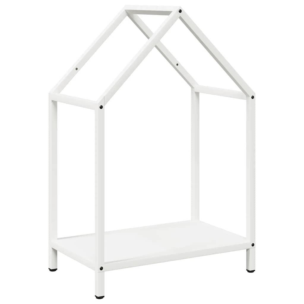 Brandhoutrek 40x25x60 cm koudgewalst staal wit is nu te koop bij PeponiXL, paradijselijk wonen!