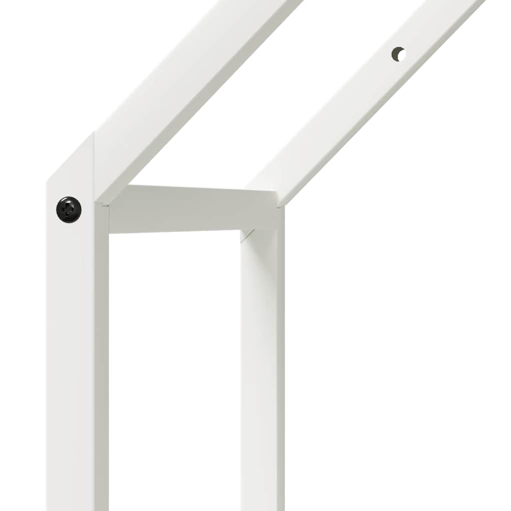 Brandhoutrek 40x25x60 cm koudgewalst staal wit is nu te koop bij PeponiXL, paradijselijk wonen!