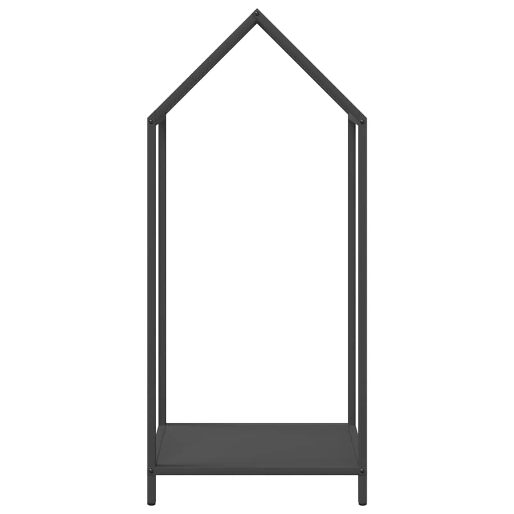 Brandhoutrek 40x25x90 cm koudgewalst staal zwart is nu te koop bij PeponiXL, paradijselijk wonen!