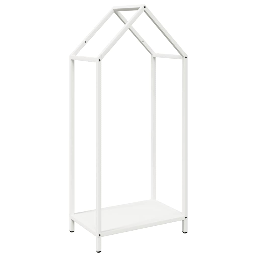 Brandhoutrek 40x25x90 cm koudgewalst staal wit is nu te koop bij PeponiXL, paradijselijk wonen!