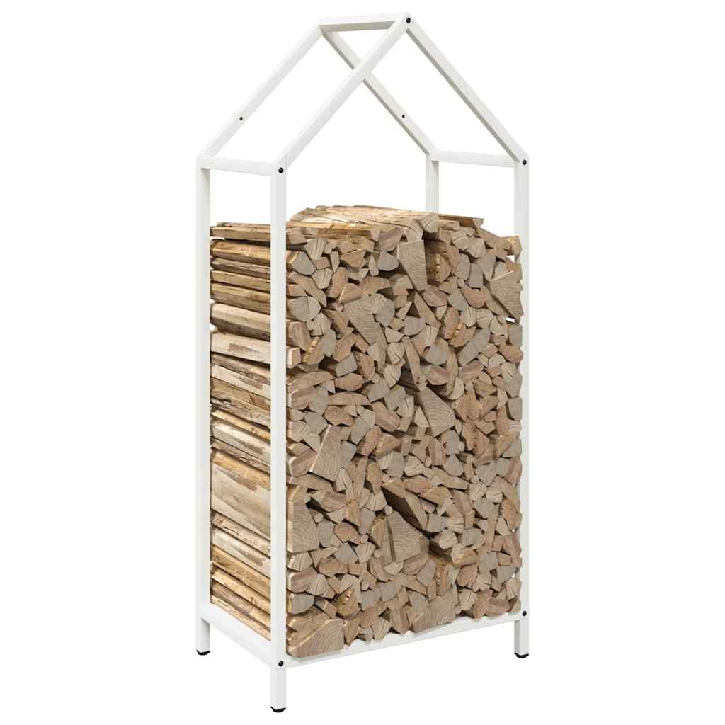 Brandhoutrek 40x25x90 cm koudgewalst staal wit is nu te koop bij PeponiXL, paradijselijk wonen!