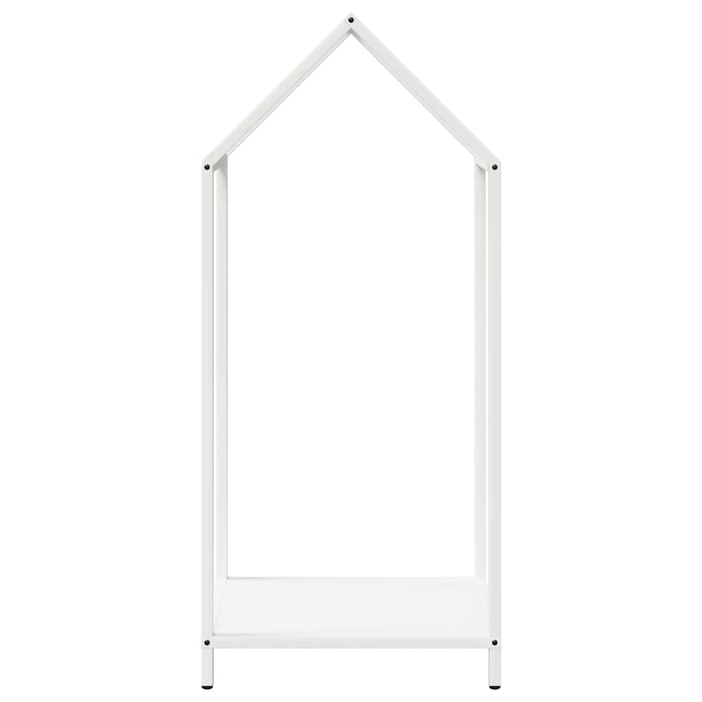 Brandhoutrek 40x25x90 cm koudgewalst staal wit is nu te koop bij PeponiXL, paradijselijk wonen!