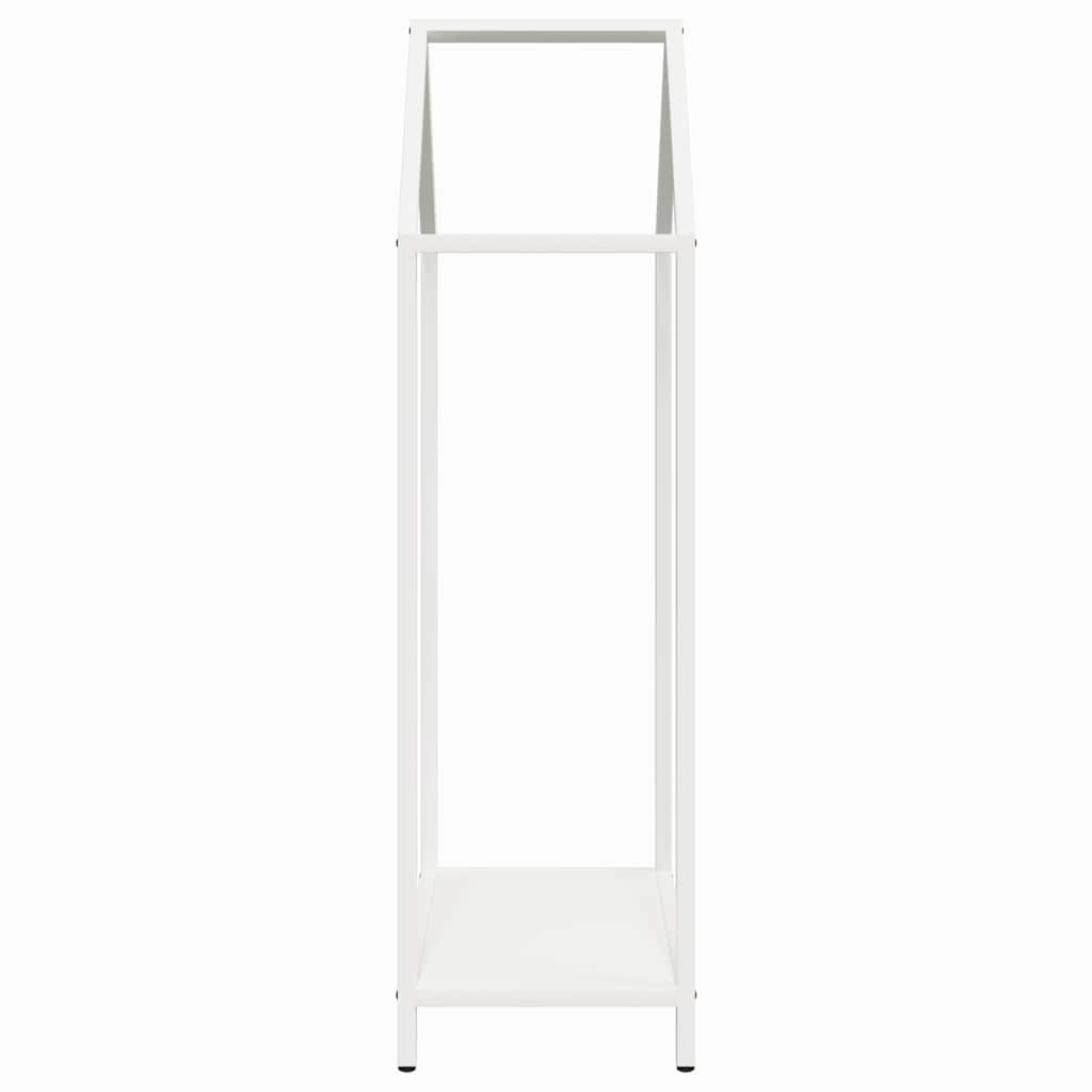 Brandhoutrek 40x25x90 cm koudgewalst staal wit is nu te koop bij PeponiXL, paradijselijk wonen!
