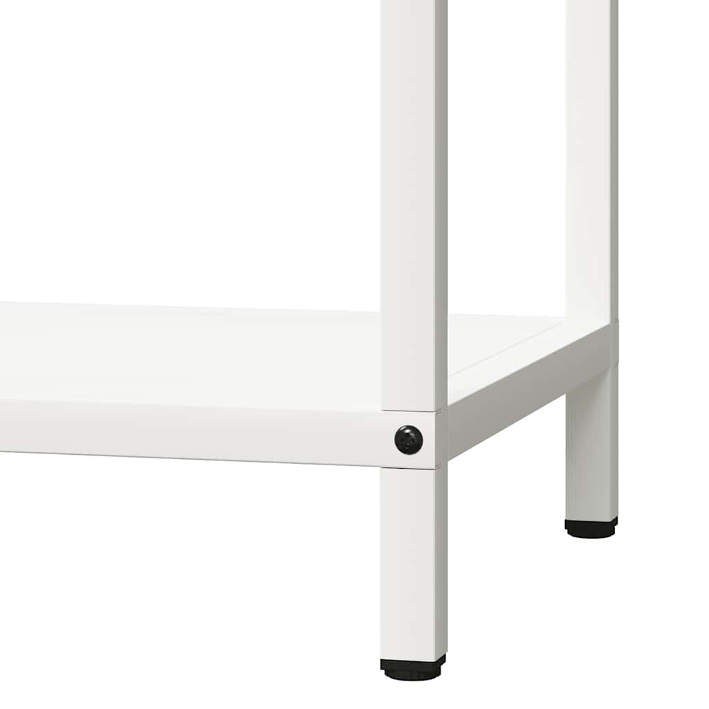 Brandhoutrek 40x25x90 cm koudgewalst staal wit is nu te koop bij PeponiXL, paradijselijk wonen!
