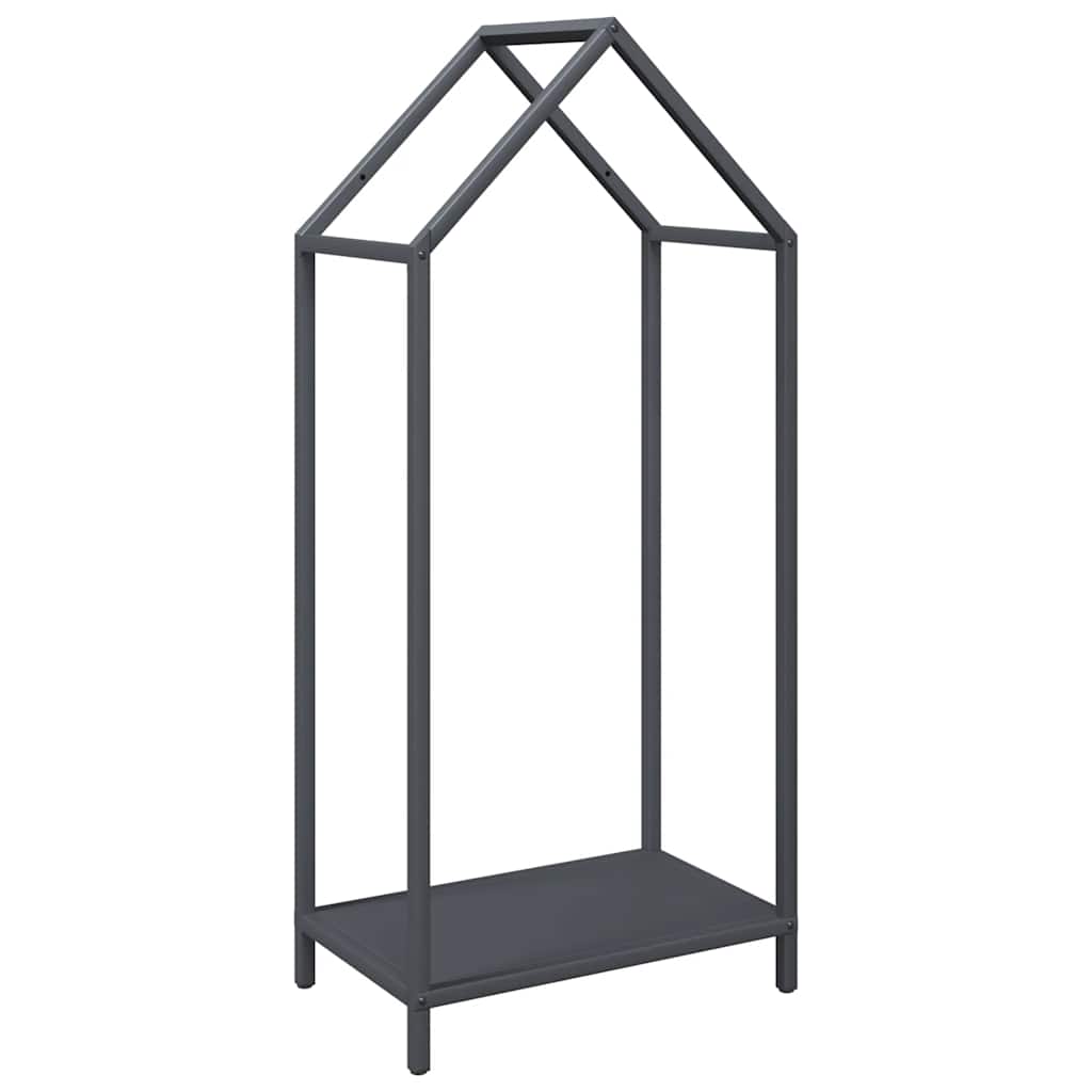 Brandhoutrek 40x25x90 cm koudgewalst staal antracietkleurig is nu te koop bij PeponiXL, paradijselijk wonen!