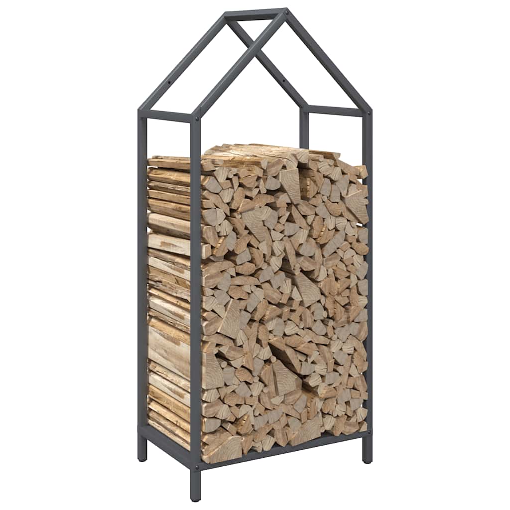 Brandhoutrek 40x25x90 cm koudgewalst staal antracietkleurig is nu te koop bij PeponiXL, paradijselijk wonen!