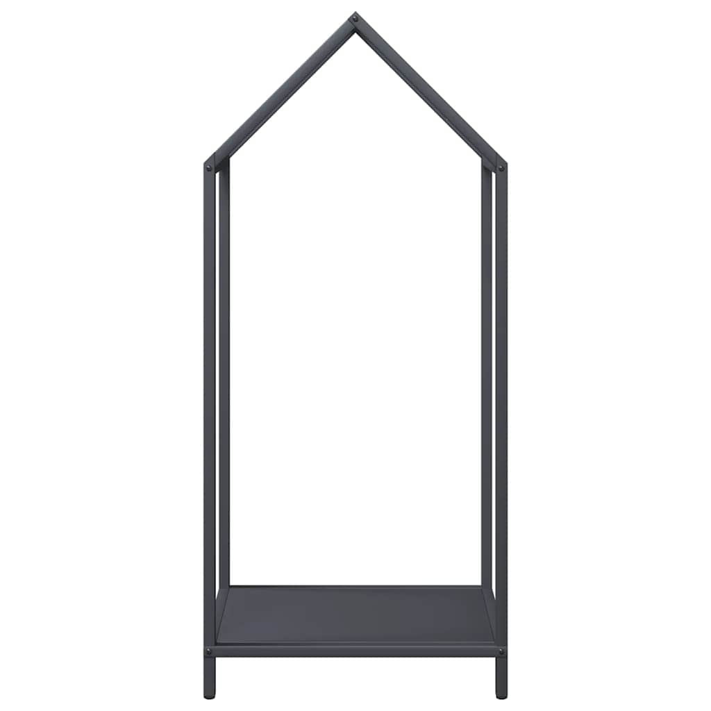 Brandhoutrek 40x25x90 cm koudgewalst staal antracietkleurig is nu te koop bij PeponiXL, paradijselijk wonen!