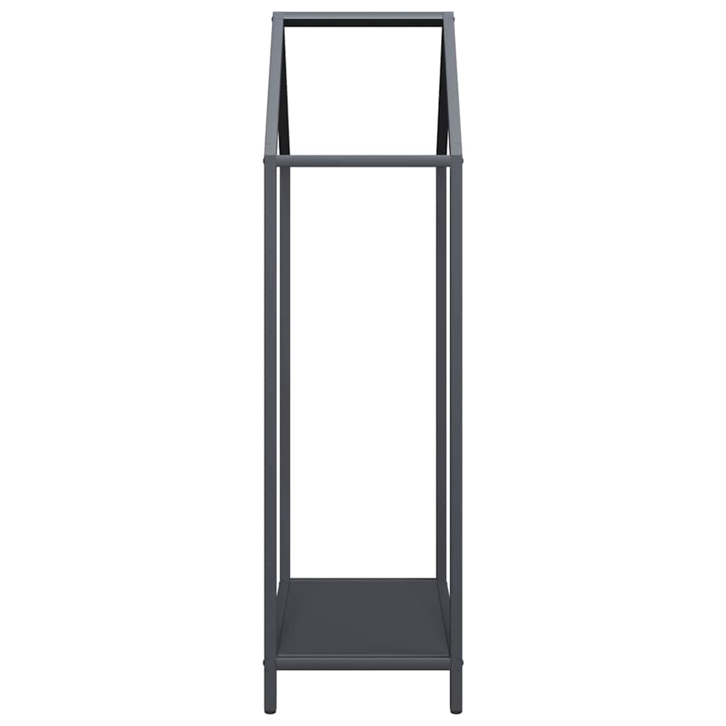 Brandhoutrek 40x25x90 cm koudgewalst staal antracietkleurig is nu te koop bij PeponiXL, paradijselijk wonen!