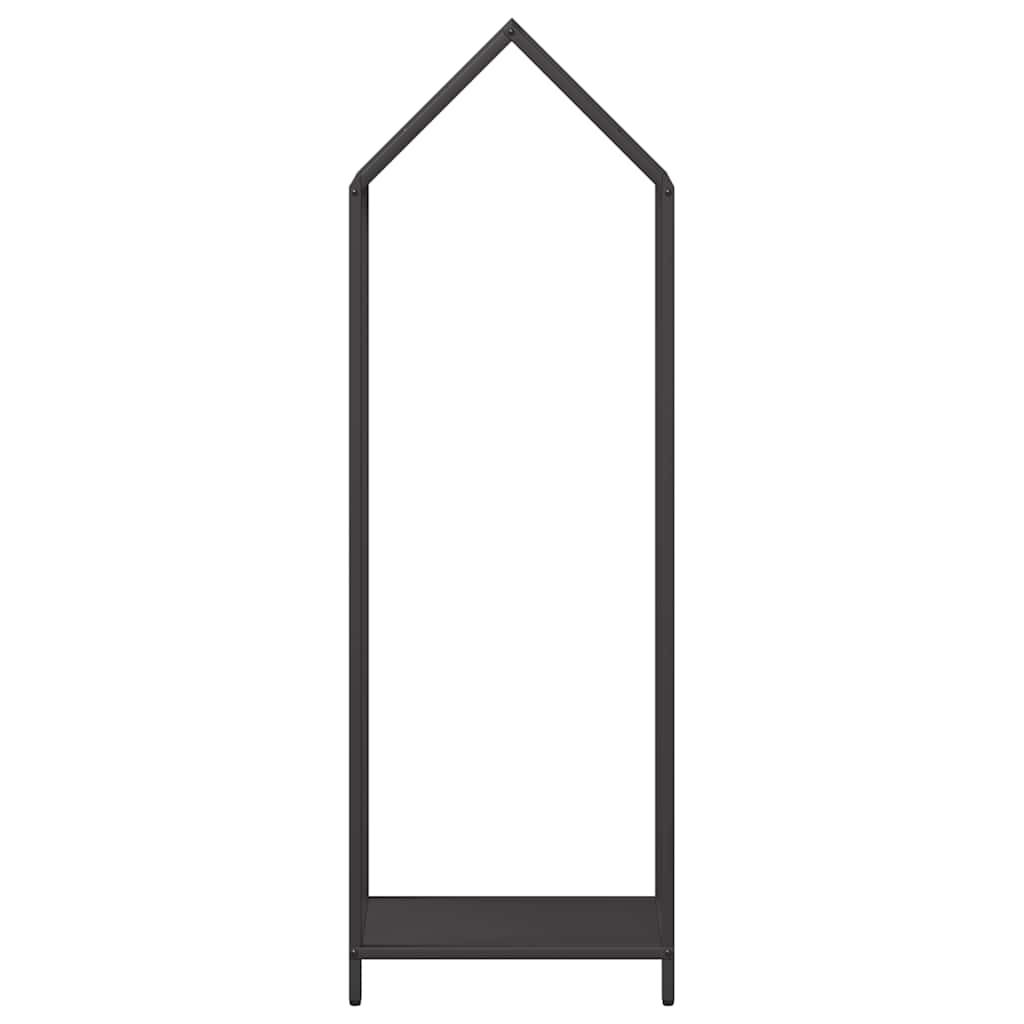 Brandhoutrek 40x25x120 cm koudgewalst staal zwart is nu te koop bij PeponiXL, paradijselijk wonen!