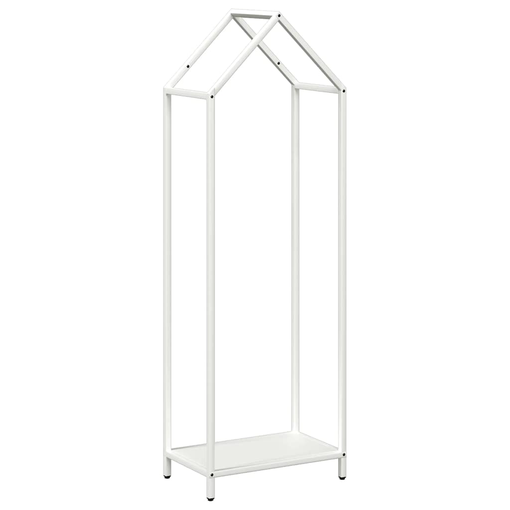 Brandhoutrek 40x25x120 cm koudgewalst staal wit is nu te koop bij PeponiXL, paradijselijk wonen!