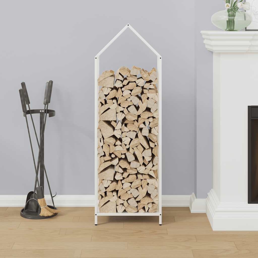 Brandhoutrek 40x25x120 cm koudgewalst staal wit is nu te koop bij PeponiXL, paradijselijk wonen!