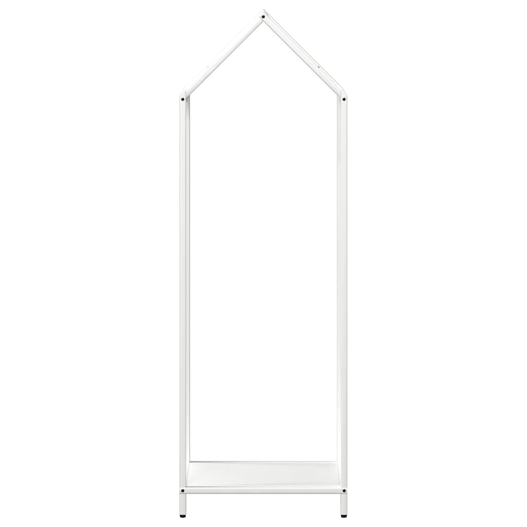 Brandhoutrek 40x25x120 cm koudgewalst staal wit is nu te koop bij PeponiXL, paradijselijk wonen!