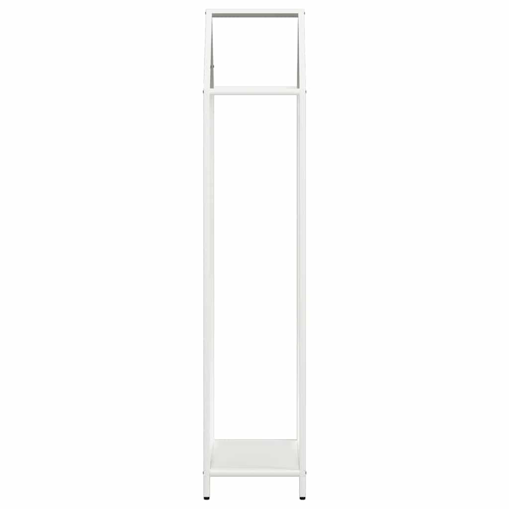 Brandhoutrek 40x25x120 cm koudgewalst staal wit is nu te koop bij PeponiXL, paradijselijk wonen!