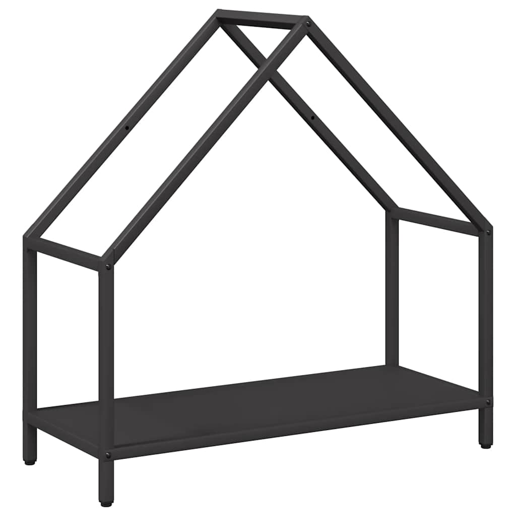 Brandhoutrek 60x25x60 cm koudgewalst staal zwart is nu te koop bij PeponiXL, paradijselijk wonen!