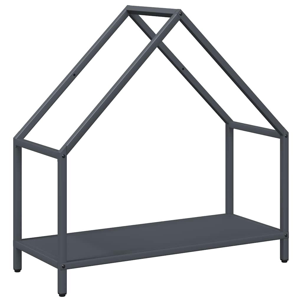 Brandhoutrek 60x25x60 cm koudgewalst staal antracietkleurig is nu te koop bij PeponiXL, paradijselijk wonen!