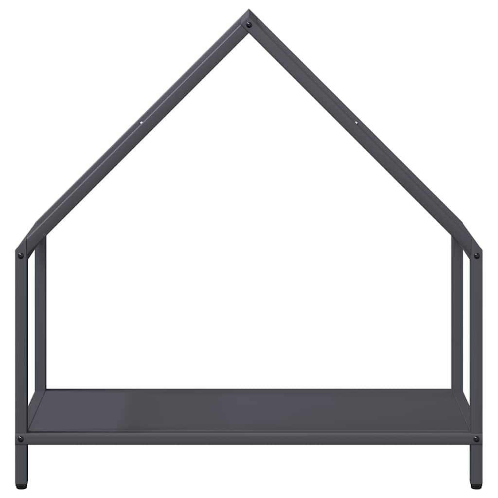 Brandhoutrek 60x25x60 cm koudgewalst staal antracietkleurig is nu te koop bij PeponiXL, paradijselijk wonen!