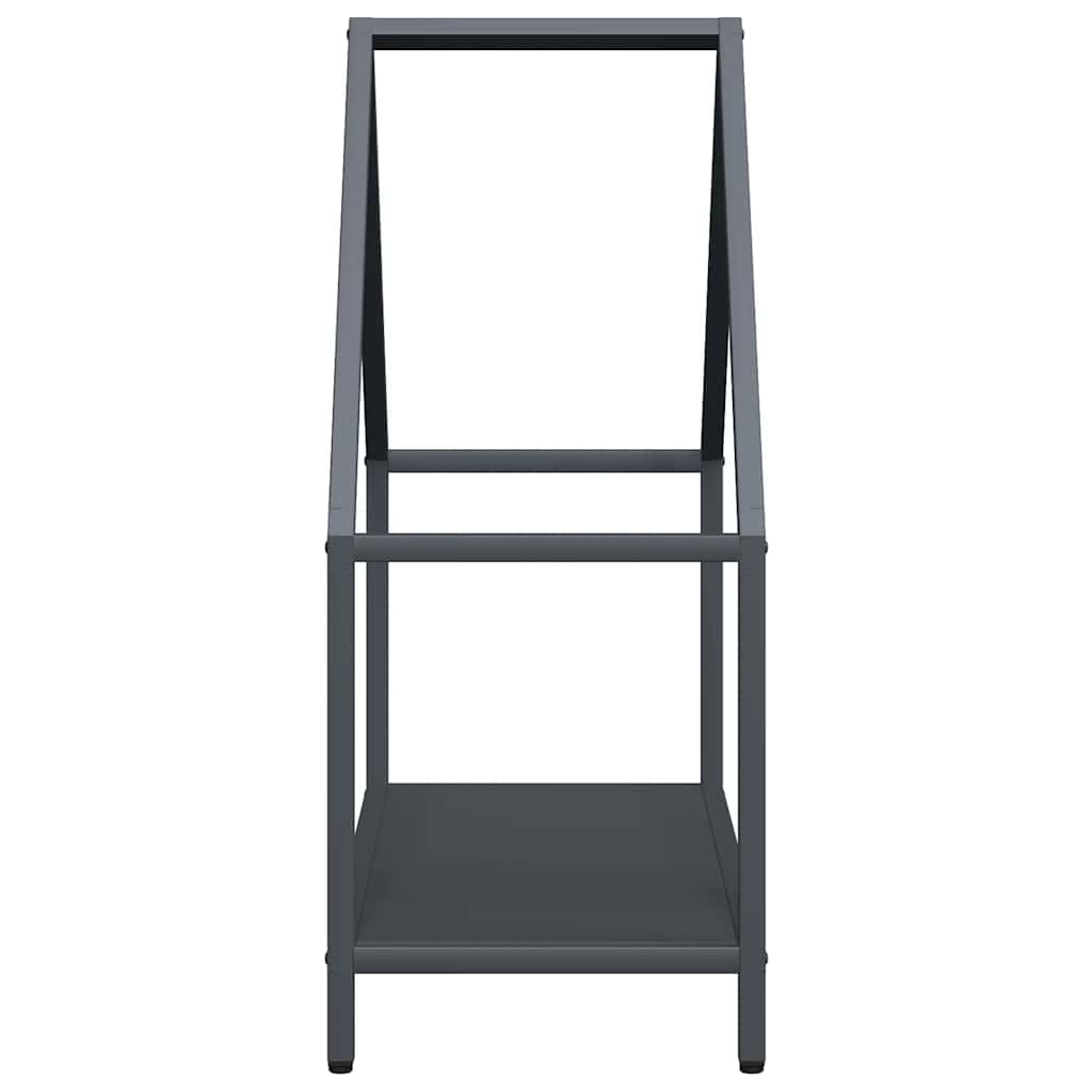 Brandhoutrek 60x25x60 cm koudgewalst staal antracietkleurig is nu te koop bij PeponiXL, paradijselijk wonen!