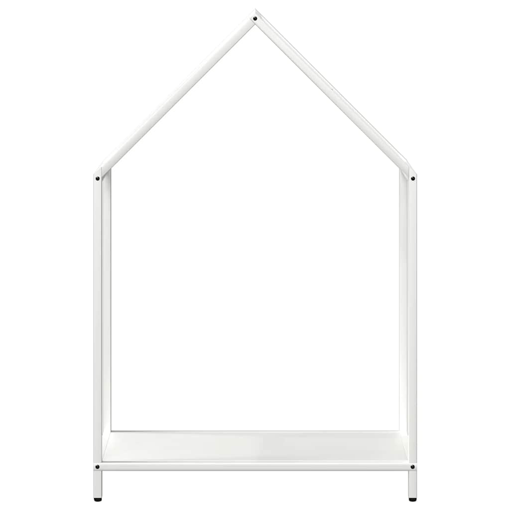 Brandhoutrek 60x25x90 cm koudgewalst staal wit is nu te koop bij PeponiXL, paradijselijk wonen!