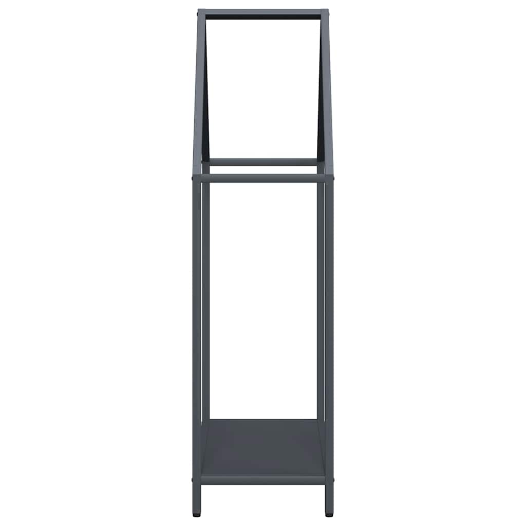 Brandhoutrek 60x25x90 cm koudgewalst staal antracietkleurig is nu te koop bij PeponiXL, paradijselijk wonen!